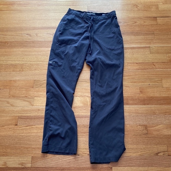 Sketchers Vitality 3 Pocket Virtual V-Neck Drawstring Pants Set Charcoal Gray - Picture 16 of 16